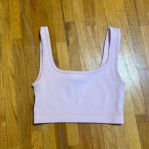 Light pink cotton on crop top!